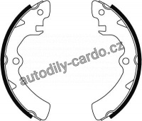 Sada brzdových čelistí TRW GS8195 - SUZUKI Sada brzdových čelistí TRW GS8195 - SUZUKI