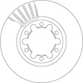 Brzdový kotouč TRW DF7237 - MAZDA B-SERIA 98-