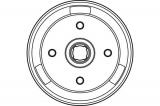Brzdový buben TRW DB4046 - MAZDA 323