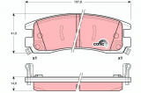 Sada brzdových destiček TRW GDB1309 - OPEL SINTRA