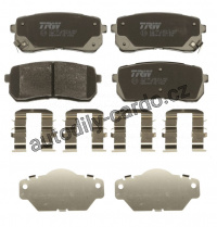 Sada brzdových destiček TRW GDB3449 - KIA CARNIVAL III 2.9CRDi 06-