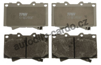 Sada brzdových destiček TRW GDB3197 - TOYOTA LANDCRUISER