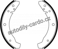 Sada brzdových čelistí TRW GS8025 - VW KAEFER 60-85