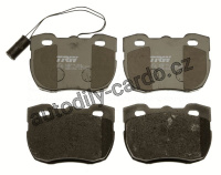 Sada brzdových destiček TRW GDB1093 - LANDROVER DISCOVERY