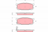 Sada brzdových destiček TRW GDB3303 - MAZDA MX-5 II