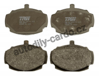 Sada brzdových destiček TRW GDB331 - MG (ROVER)