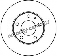 Brzdový kotouč TRW DF2551 - Brzdový kotouč TRW DF2551 -