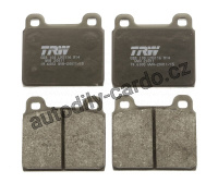 Sada brzdových destiček TRW GDB100 - MERCEDES W115 68-76