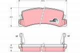 Sada brzdových destiček TRW GDB1168 - TOYOTA CAMRY, CELICA, CARINA II