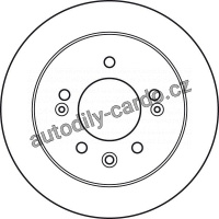 Brzdový kotouč TRW DF4923 - HYUNDAI ELANTRA 06-