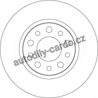 Brzdový kotouč TRW DF4477 - ALFA ROMEO 159 05-