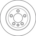 Brzdový kotouč TRW DF4487S - VW TOUAREG 02-
