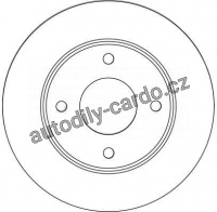 Brzdový kotouč TRW DF4457 - MITSUBISHI COLT 04-