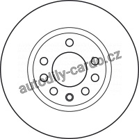 Brzdový kotouč TRW DF4936 - OPEL CORSA D 06- 1.7CDTi