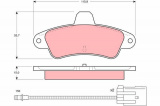 Sada brzdových destiček TRW GDB1112 - FORD MONDEO