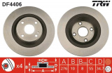 Brzdový kotouč TRW DF4406 - MAZDA MX5
