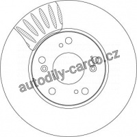 Brzdový kotouč TRW DF4429 - HONDA ACCORD 03-