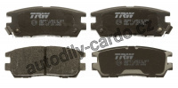 Sada brzdových destiček TRW GDB1127 - MITSUBISHI PAJERO