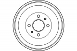 Brzdový buben TRW DB4016 - FIAT, SEAT