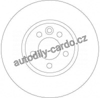 Brzdový kotouč TRW DF4203 - ROVER 75