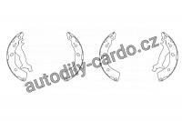 Sada brzdových čelistí TRW GS8737 - HYUNDAI GETZ