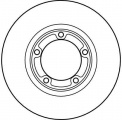 Brzdový kotouč TRW DF4076 - MITSUBISHI SPACE GEAR