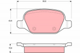 Sada brzdových destiček TRW GDB1520 - ALFA ROMEO 156