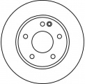 Brzdový kotouč TRW DF4035 - MERCEDES W168 A