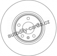 Brzdový kotouč TRW DF4358S - AUDI A6 04-