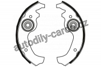Sada brzdových čelistí TRW GS8233 - FIAT