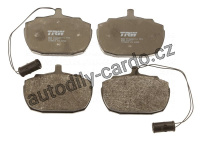 Sada brzdových destiček TRW GDB771 - AUSTIN (ROVER)