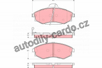 Sada brzdových destiček TRW GDB3259 - HYUNDAI ELANTRA