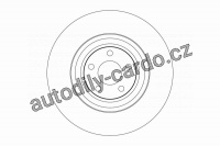 Brzdový kotouč TRW DF4268S - AUDI A8, VW PHAETON