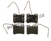 Sada brzdových destiček TRW GDB1031 - PEUGEOT 106