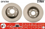 Brzdový kotouč TRW DF4784 - AUDI TT QUATTRO 06-