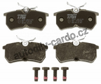 Sada brzdových destiček TRW GDB1354 - FORD FOCUS