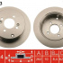 Brzdový kotouč TRW DF4803 - HYUNDAI GETZ 02-