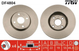 Brzdový kotouč TRW DF4804 - TOYOTA YARIS 06-