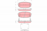 Sada brzdových destiček TRW GDB3384 - HYUNDAI ELANTRA