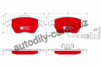 Sada brzdových destiček TRW GDB1550DTE - VW TOURAN, AUDI A3