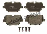 Sada brzdových destiček TRW GDB1824 - RANGE ROVER III 09- 5,0