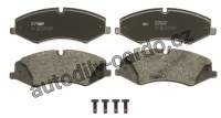 Sada brzdových destiček TRW GDB1825 - RANGE ROVER III 06- 3,6TD