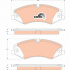 Sada brzdových destiček TRW GDB1825 - RANGE ROVER III 06- 3,6TD