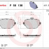Sada brzdových destiček BREMBO P50138