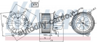Vnitřní ventilátor NISSENS 87027