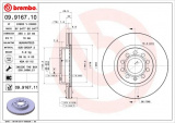 Brzdový kotouč BREMBO 09.9167.11