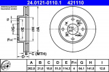 Brzdový kotouč ATE 24.0121-0110 (AT 421110) - ROVER