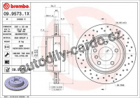 Brzdový kotouč BREMBO 09.9573.1X