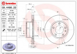 Brzdový kotouč BREMBO 09.4486.20 - BMW