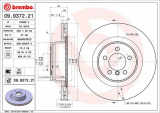 Brzdový kotouč BREMBO 09.9372.21 - LAND ROVER
